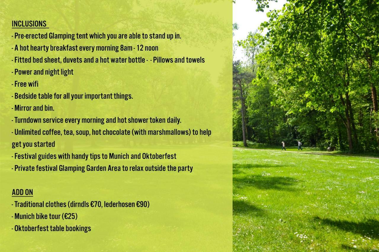 Hotel Munich Oktoberfest Glamping Esterno foto
